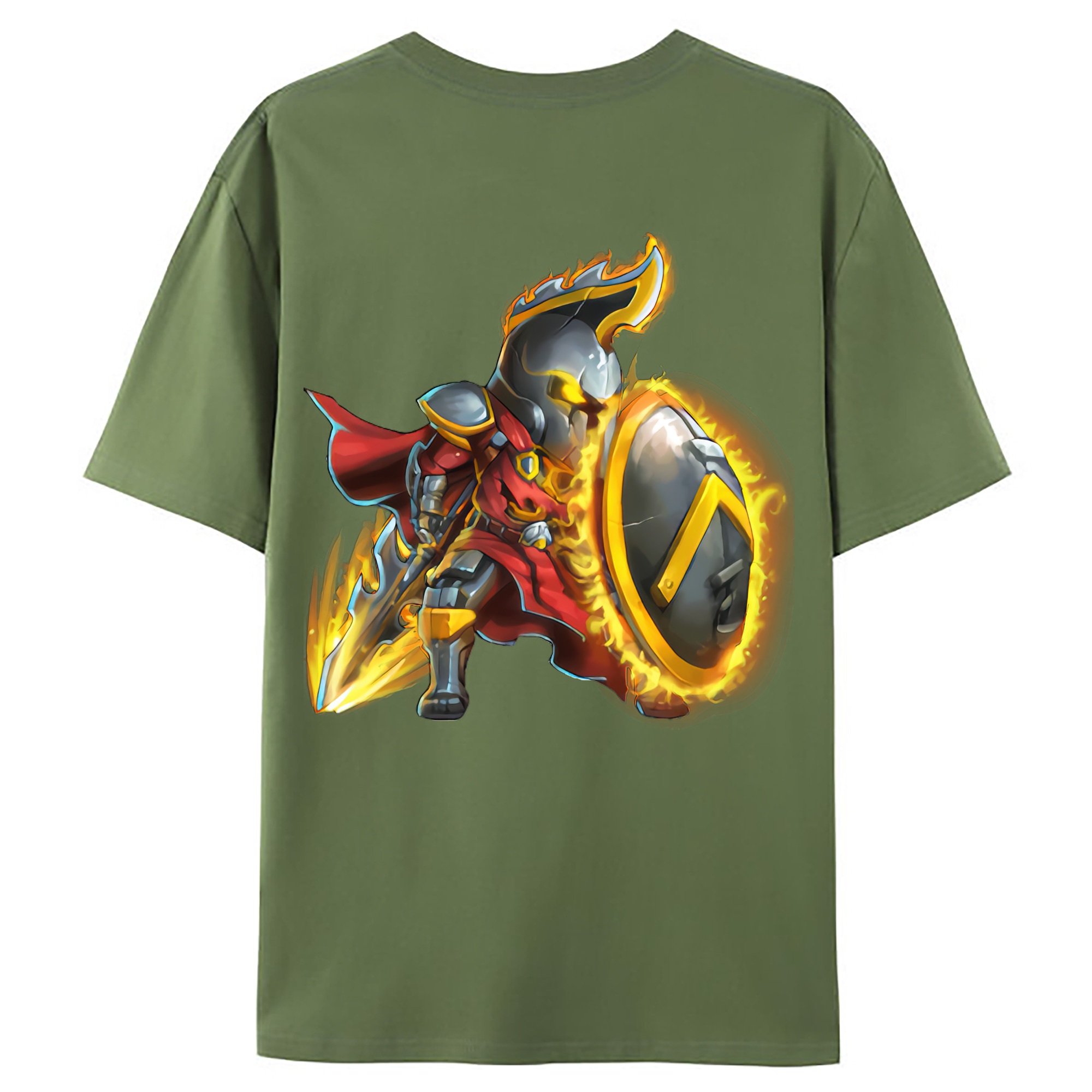 （画像用） リーグ・オブ・レジェンド League of Legends LOL 綿100％ メンズ半袖Tシャツ（バックプリント） 通気性